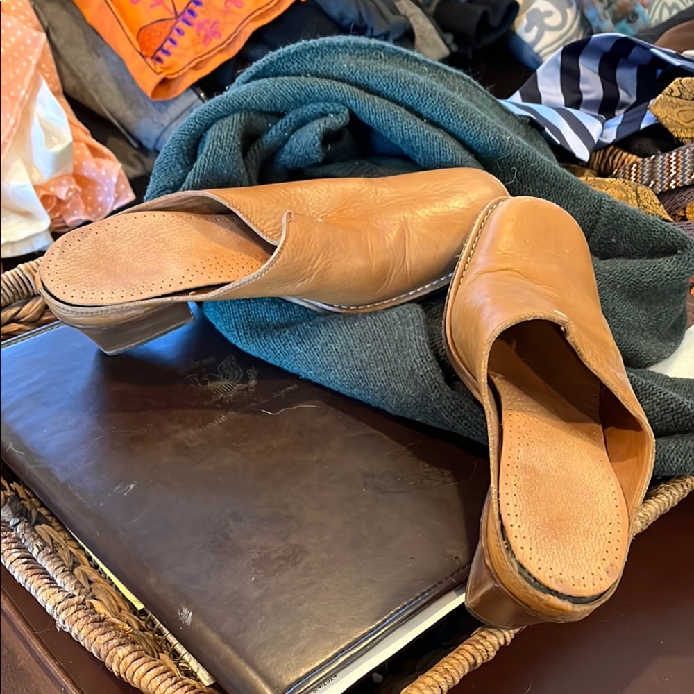 Zamagni Leather Shoes - Tan - Picture 2 of 5